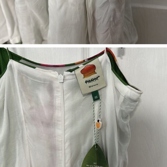 FARM RIO MIDI DRESS XS NWT - Picture 3 of 4